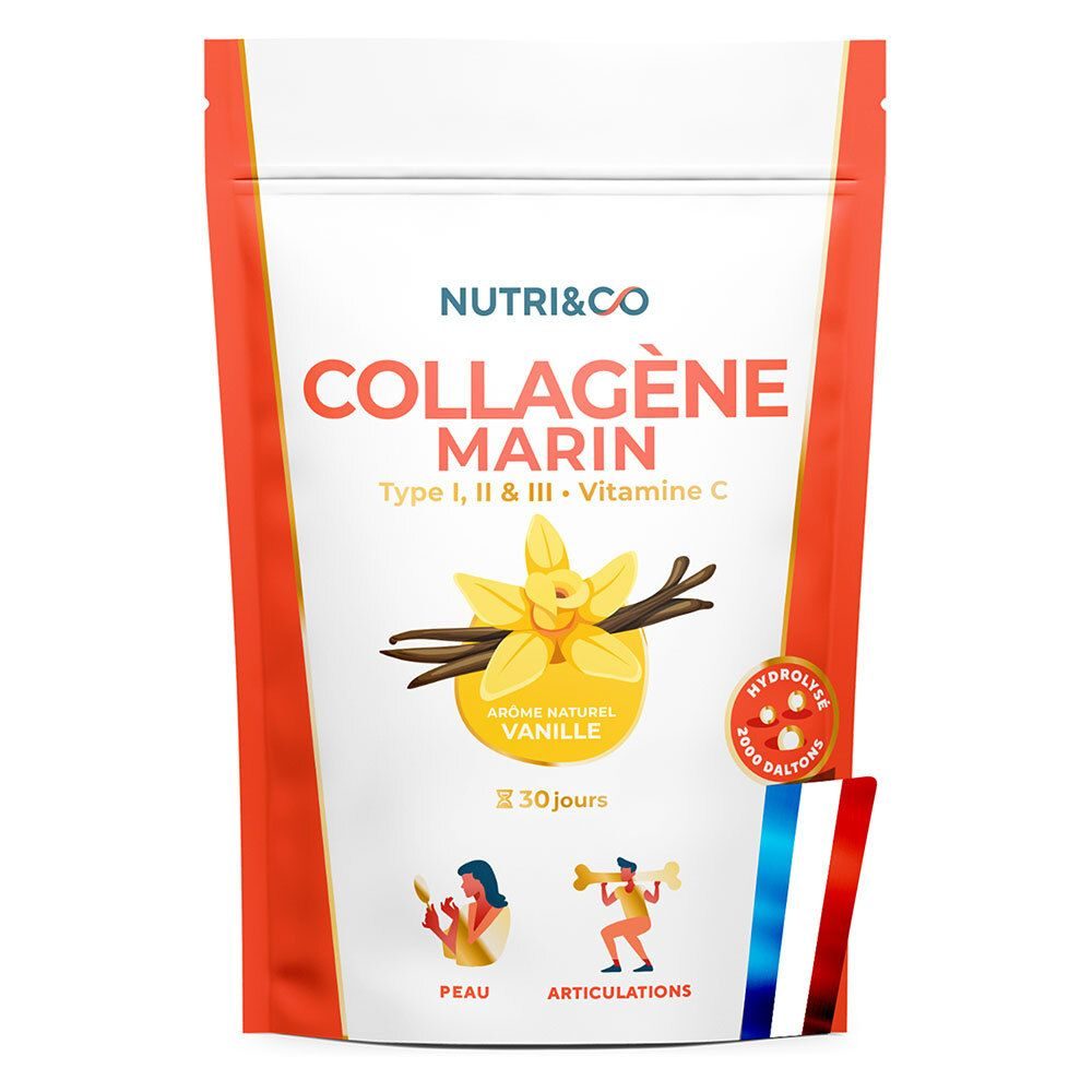 Nutri&Co Marines Kollagen Aroma Vanille