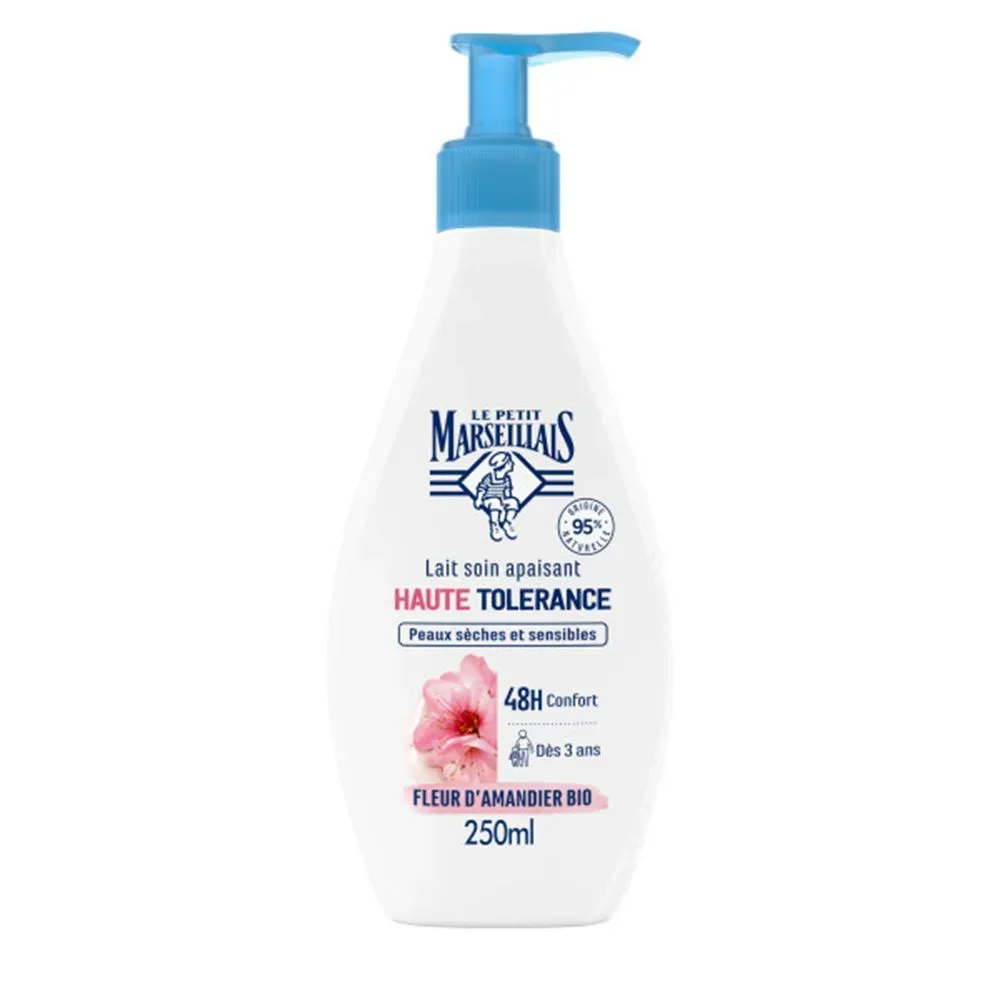Le Petit Marseillais Lait Soin Apaisant Haute Tolérance ? Fleur d'Amandier Bio