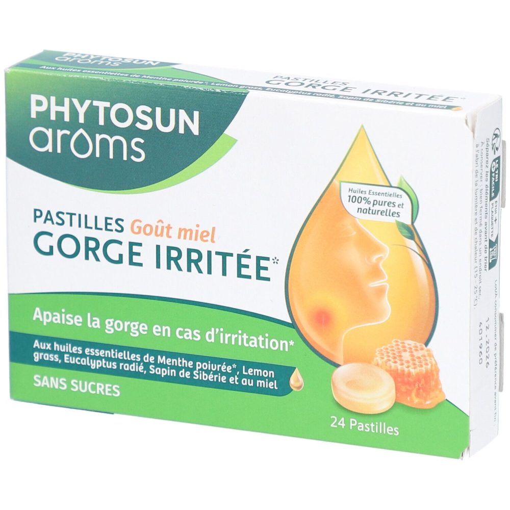 Phytosun Pastilles Gorge Irritee Sans Sucres