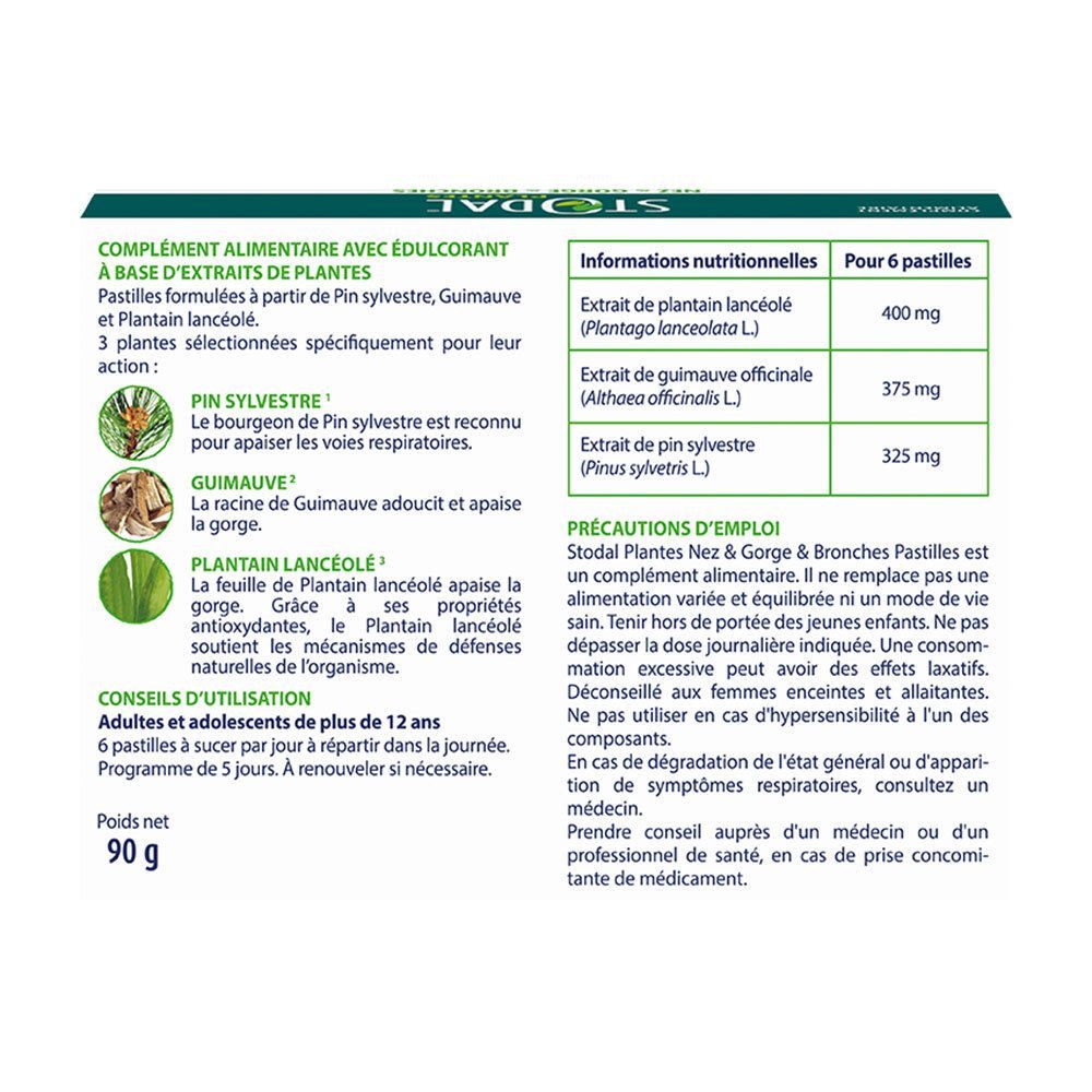 Boiron Stodal Plantes Lutschtabletten für Nase, Rachen und Bronchien ? Zitrone