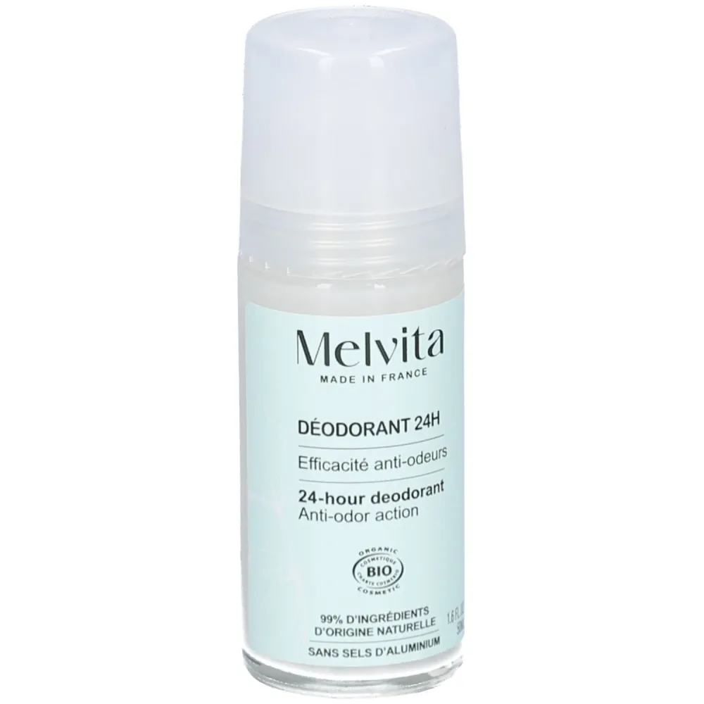 Melvita - 24h, Deo Roll-On, 50 ml