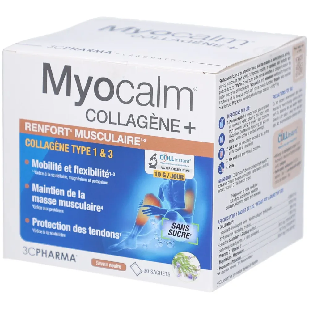 3C Pharma Myocalm Collagen+ Muskelkraft & Beweglichkeit