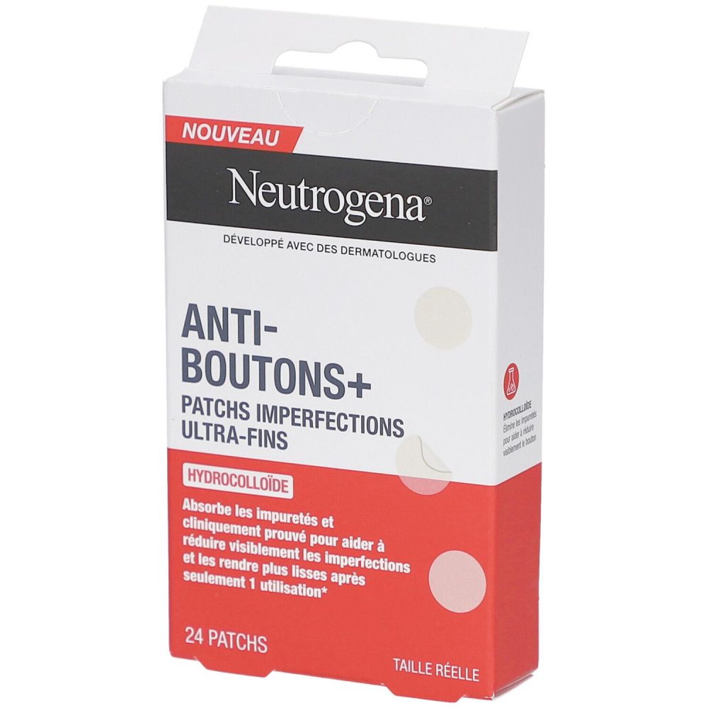 Neutrogena® Anti-Pickel+ Ultra-dünne Pickelpflaster, 24 Stück