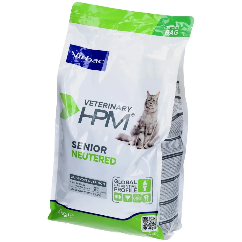 Virbac Veterinary HPM Senior für kastrierte Katzen, 3 kg