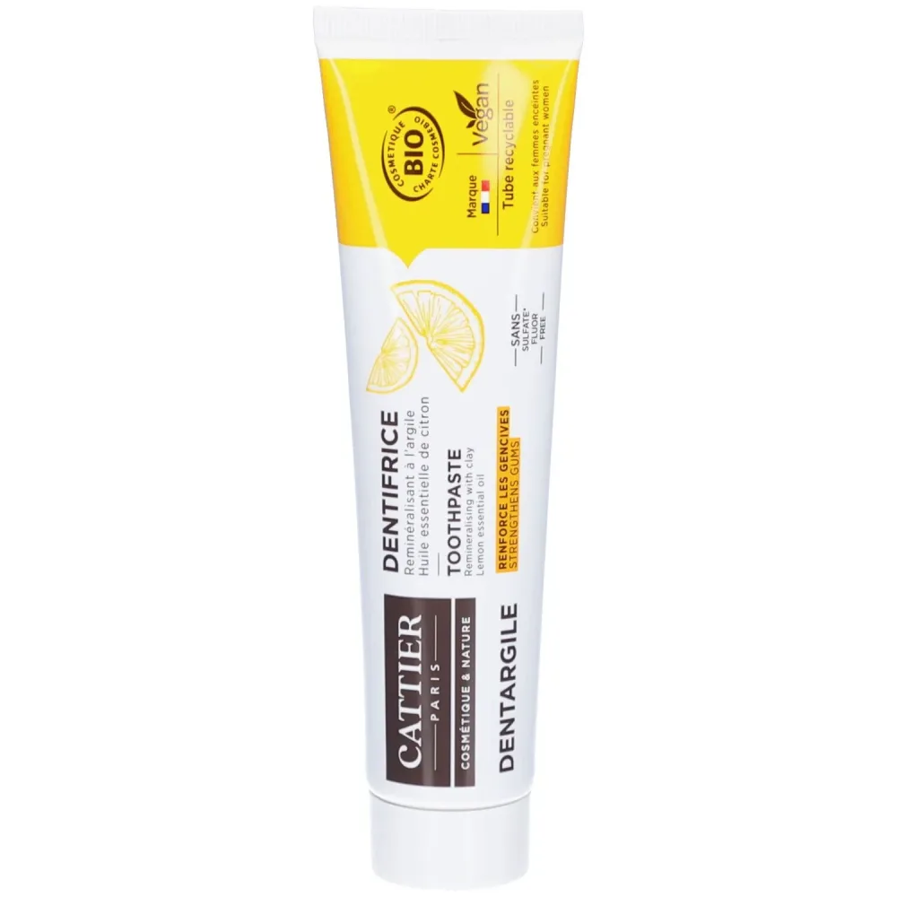 Cattier Dentargile Bio-Zitronen-Zahnpasta