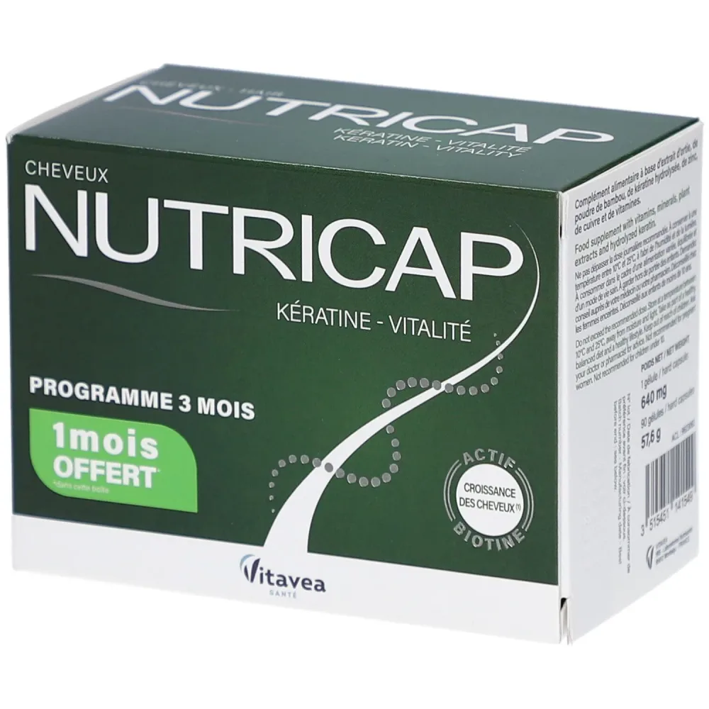 Nutrisanté Nutricap Keratin Vitalität Haare und Nägel