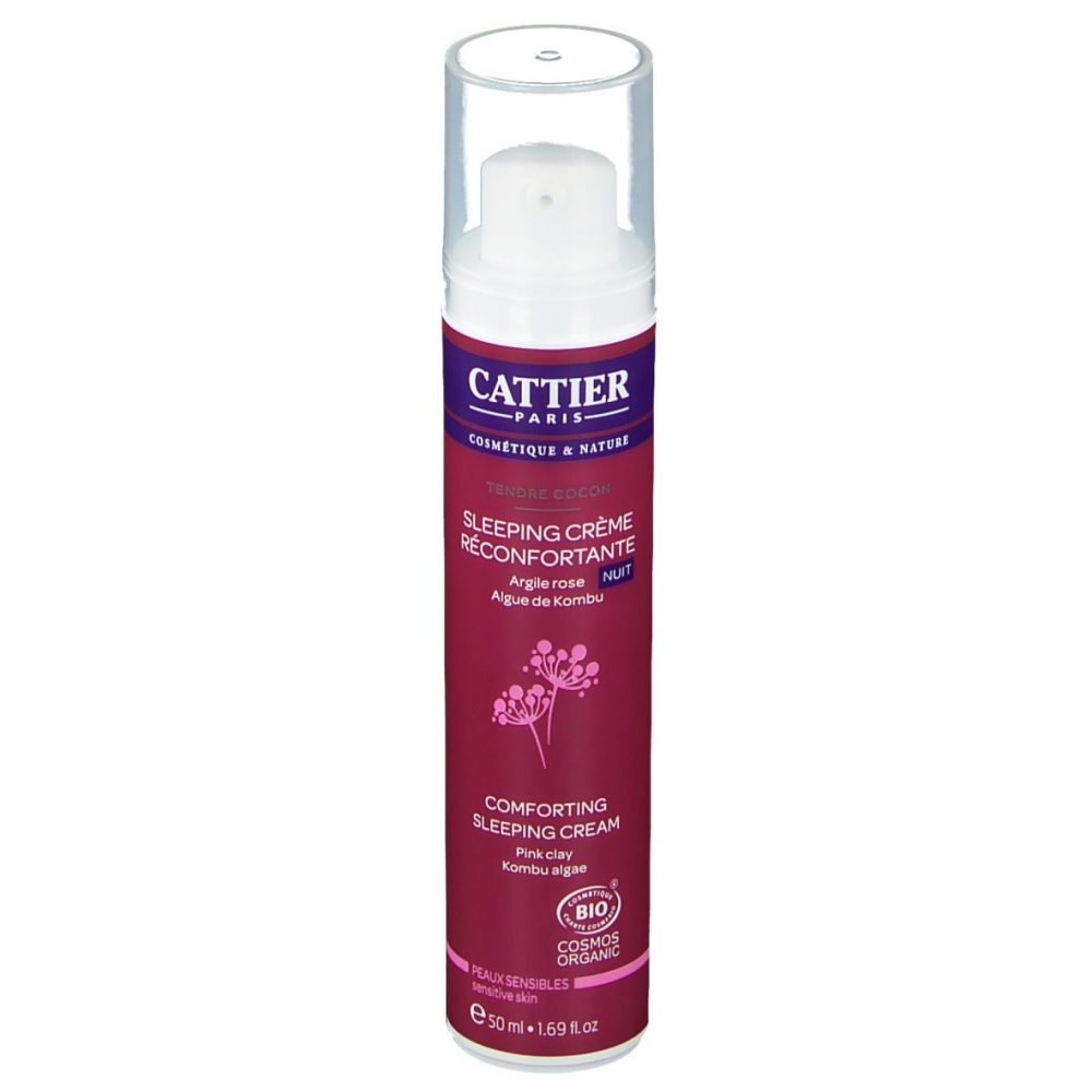 Cattier Schlafkomfort-Creme Pink Clay Night
