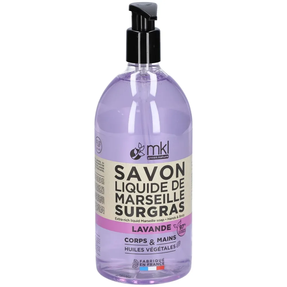 mkl Savon DE Marseille Liquide 1L - Lavande