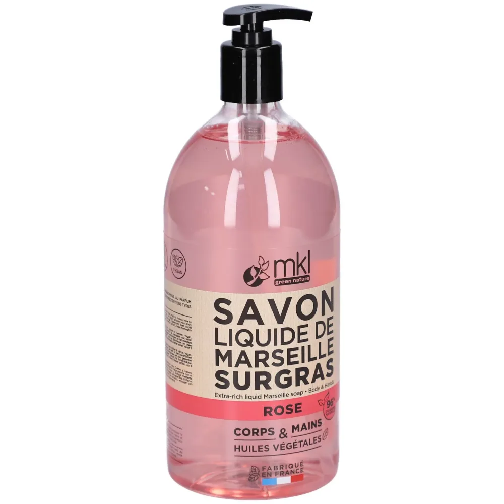 mkl Savon DE Marseille Liquide 1L - Rose