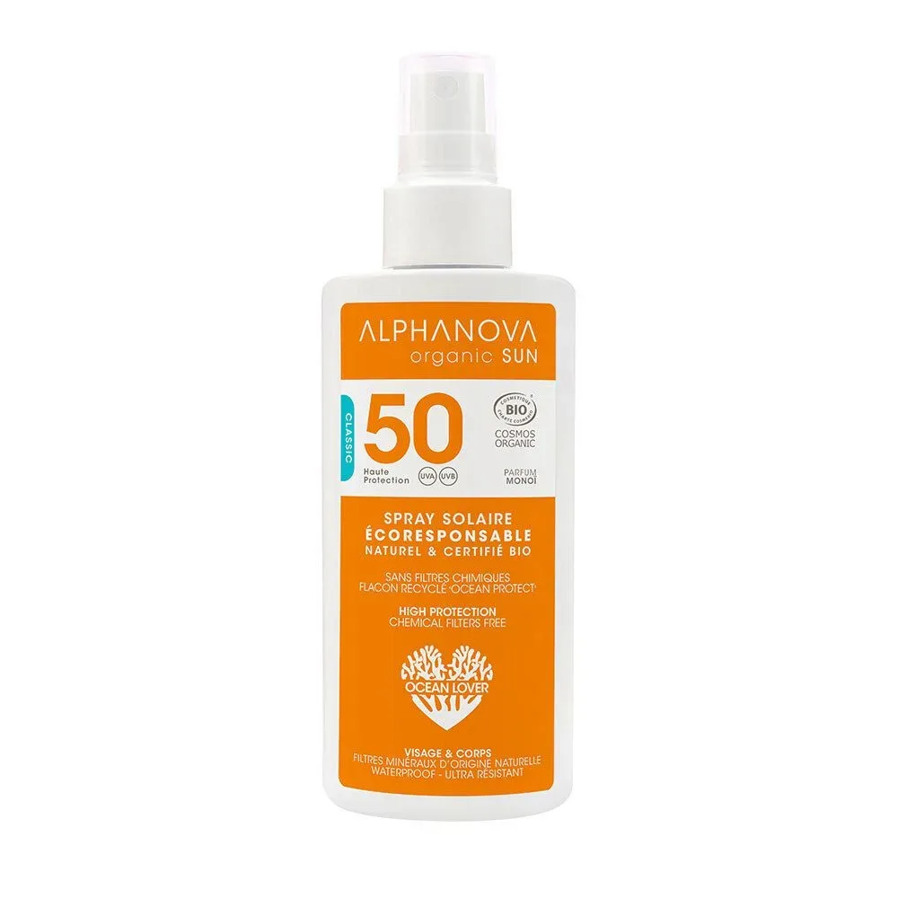 Alphanova Zertifizierte Bio-Sonnencreme Adultes Hoher Schutz SPF 50