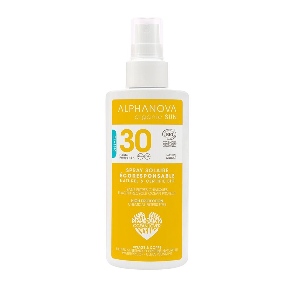 Alphanova Zertifizierte Bio-Sonnencreme Adultes Hoher Schutz SPF 30