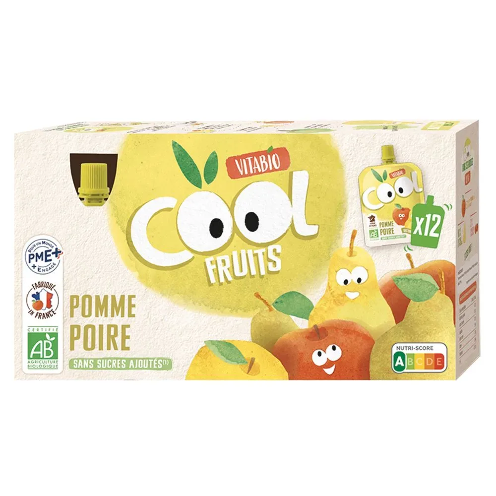Vitabio Cool Fruits Pomme Poire +3 ans