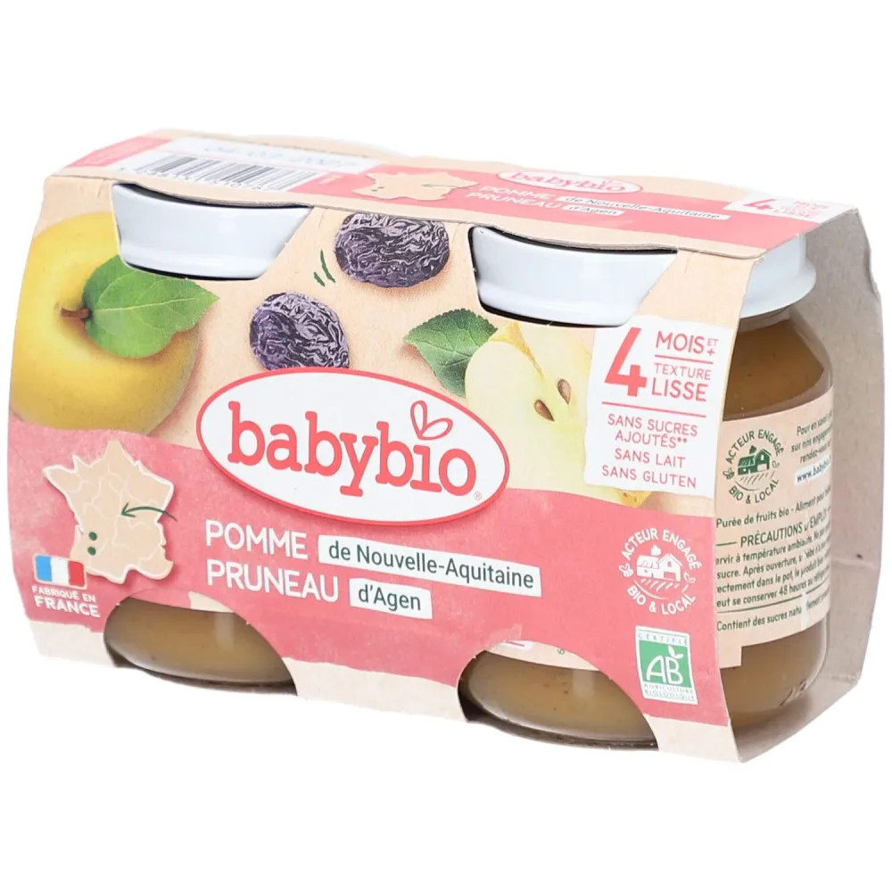 Babybio Apfel Pflaume 4 Monate + Bio