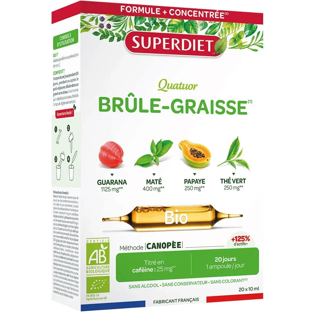 Super Diet Bio-Quartett Fettverbrennung - Ampulle