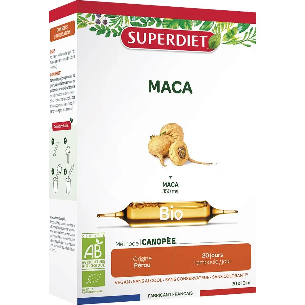Superdiet Maca Vitalität und körperliche Leistungsfähigkeit