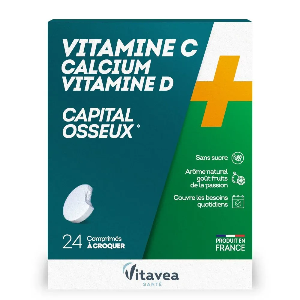 Nutrisanté Capital Osseux Vitamin C, Kalzium, Vitamin D