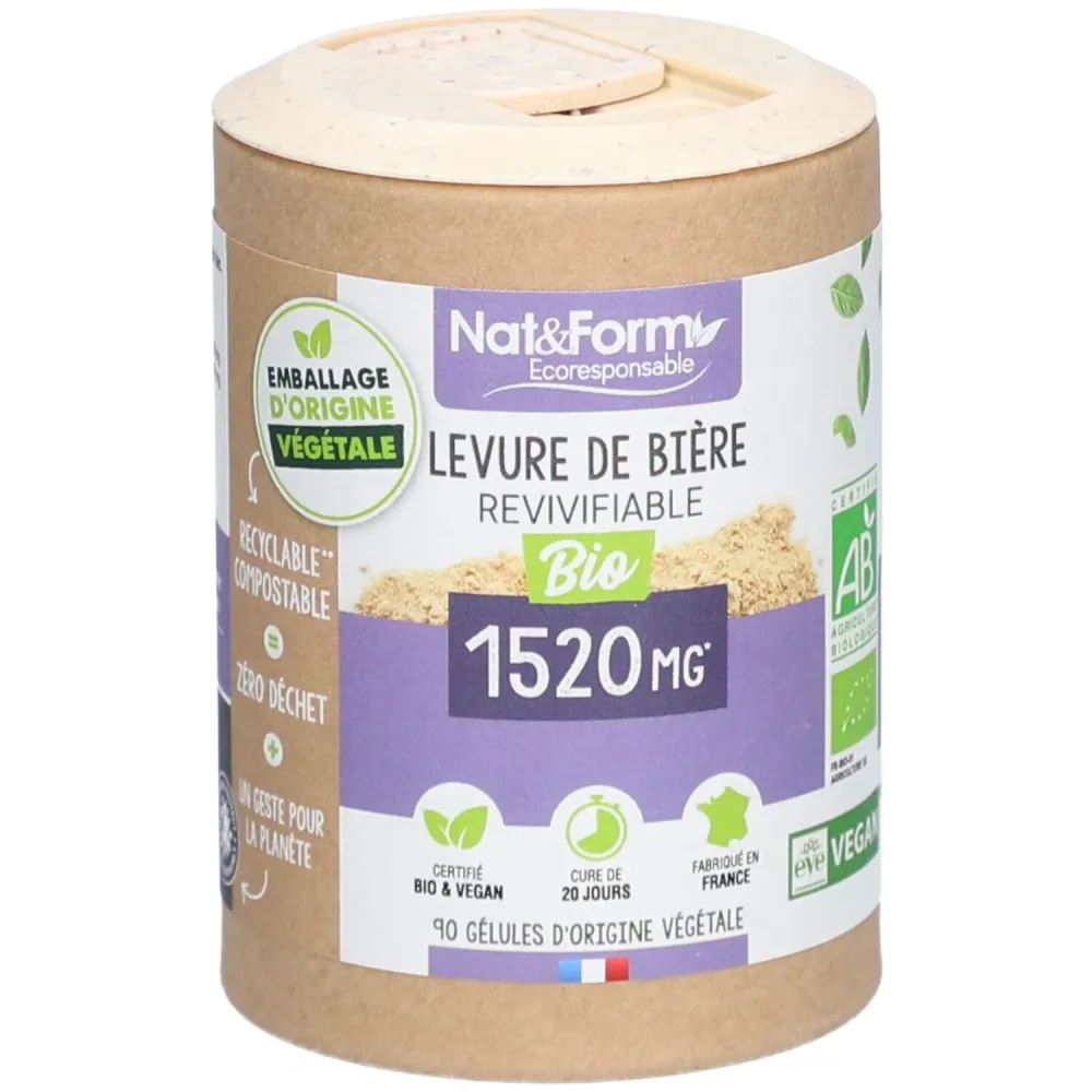 Nat&Form Bio-Bierhefe revivifizierbar