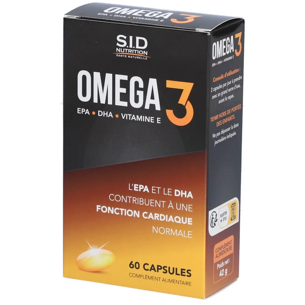 SID Nutrition ? Omega 3 mit Epa, DHA und Vitamin E