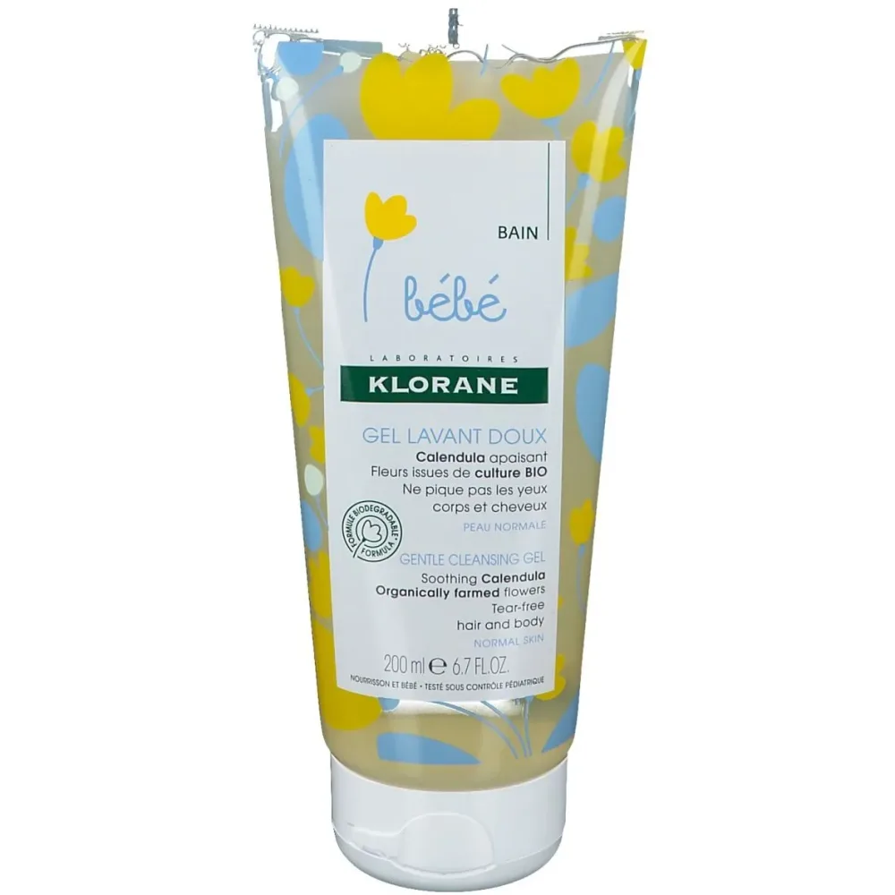 Klorane Bébé Bain Sanftes Reinigungsgel mit Calendula Bio
