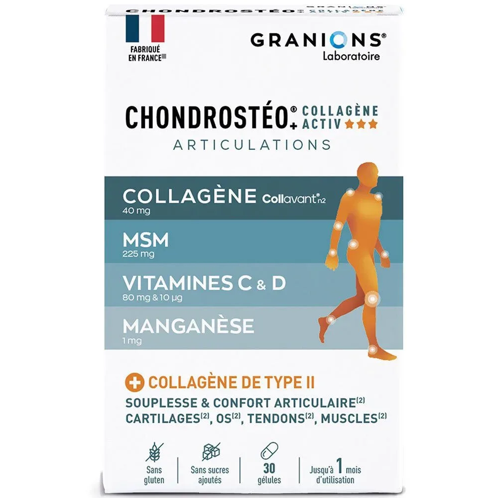 Laboratoire des Granions® Chondrostéo®+ Collagène Activ Articulations