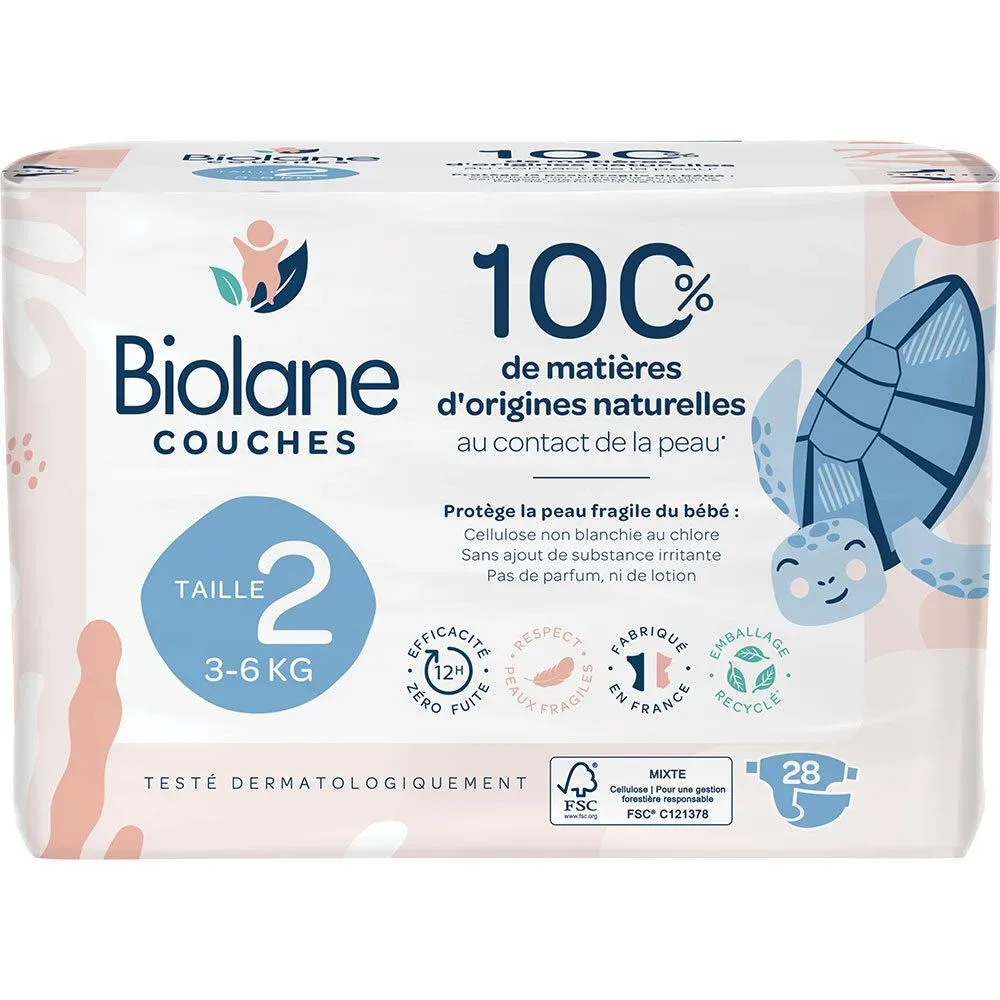 Biolane Bio-Windeln Gr. 2