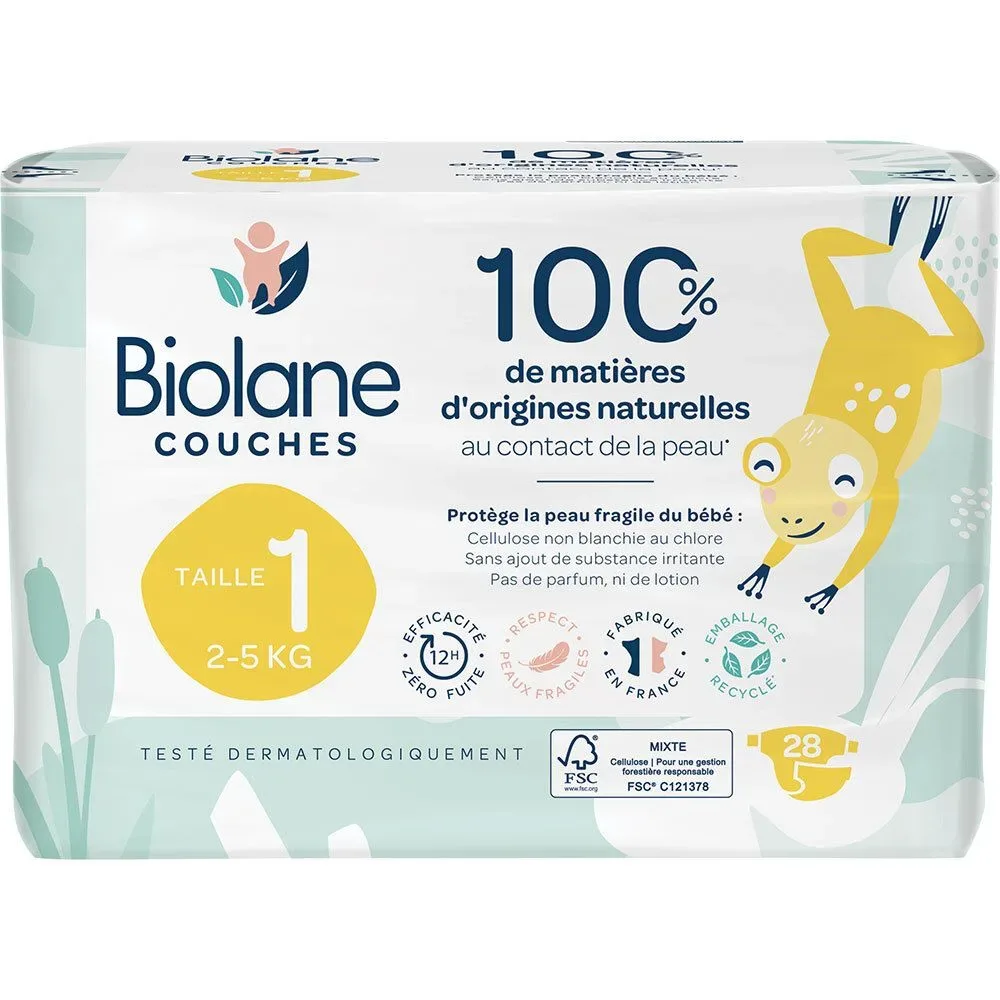Biolane Bio-Windeln Gr. 1