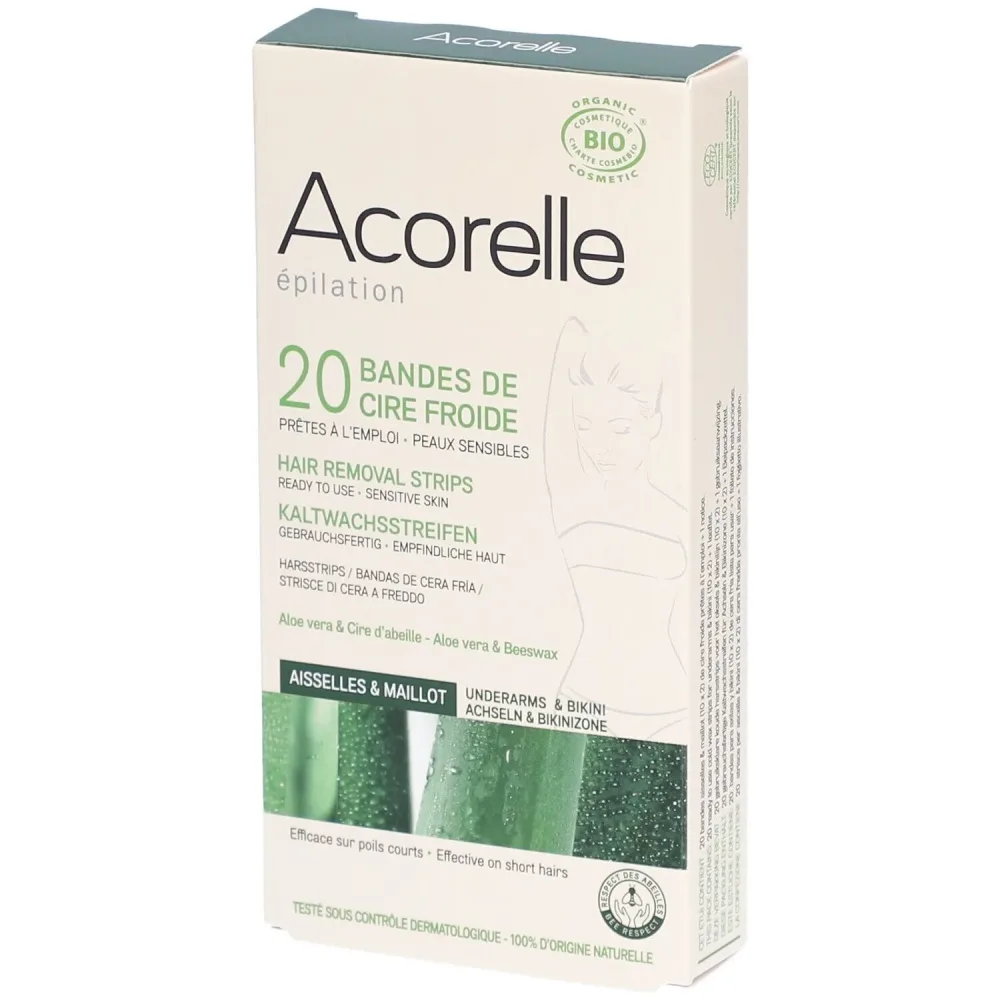 Acorelle Kaltwachsstreifen Maillot