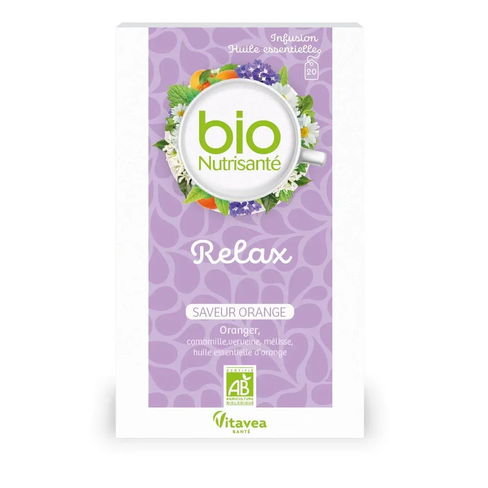 Nutrisanté Bio-Kräutertee Ätherisches Öl Relax