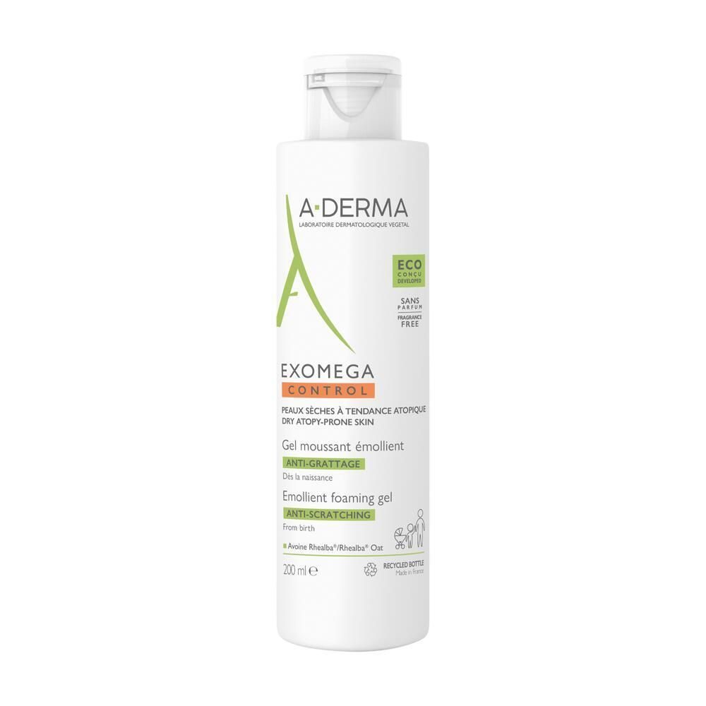A-Derma Exomega Control Schäumendes Gel Gesicht & Körper
