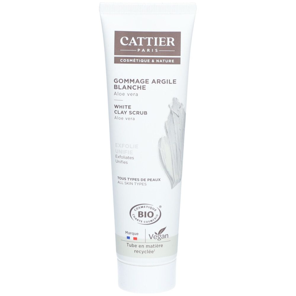 Cattier Peeling mit weißer Bio-Tonerde