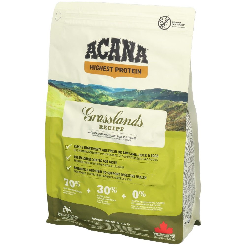 Acana 'Highest Protein Grasslands? ? Rezeptur für Hunde aller Rassen