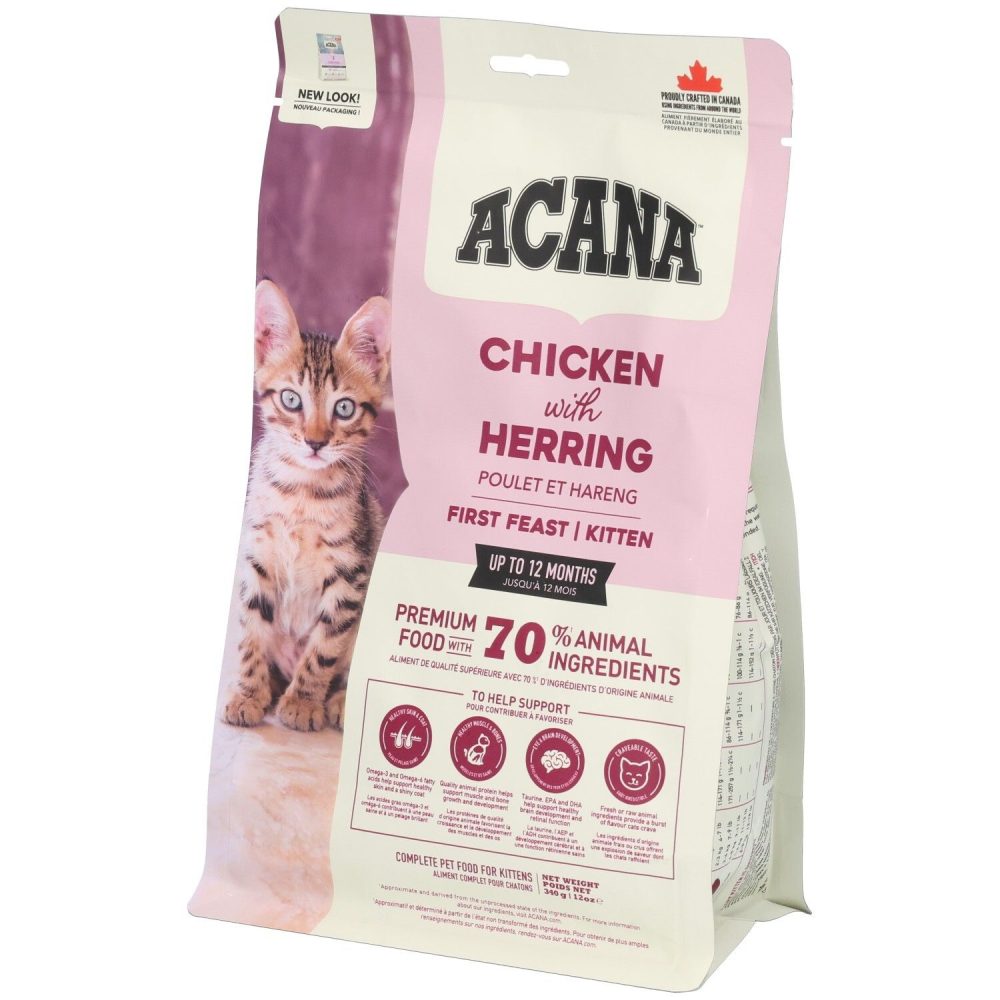 Acana First Feast Poulet et Hareng - Alimentation Sèche pour Chaton jusqu'à 12 mois