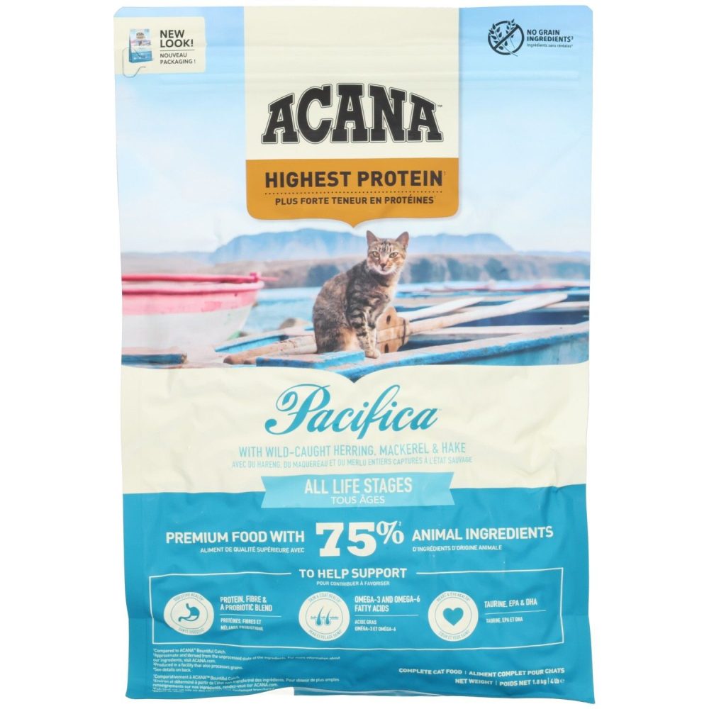 Acana Highest Protein Pacifica Hareng, Maquereau et Merlu - Alimentation Sèche pour Chat