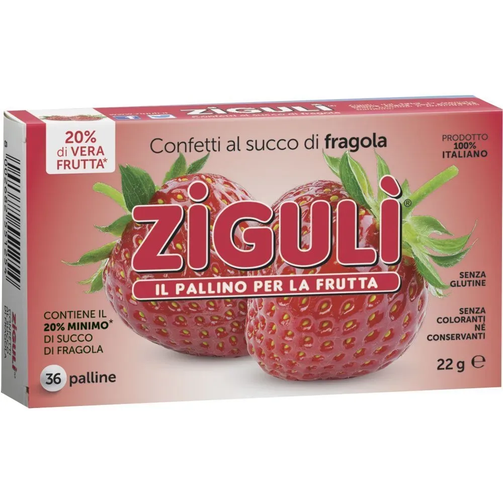 Zigulì® Konfetti mit Erdbeersaft
