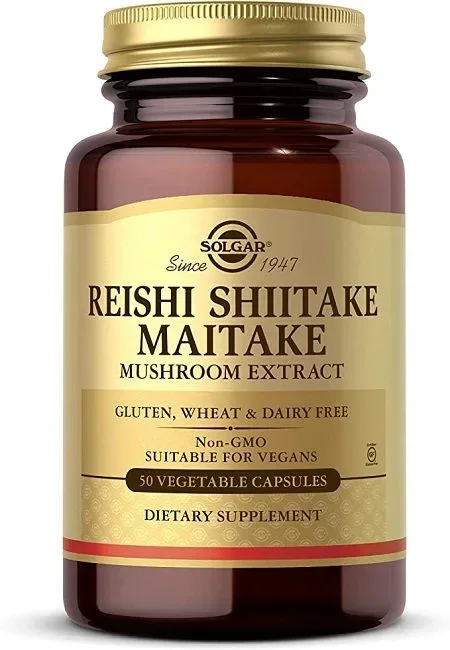 Solgar® Reishi Shiitake Maitake Pilz Extrakt