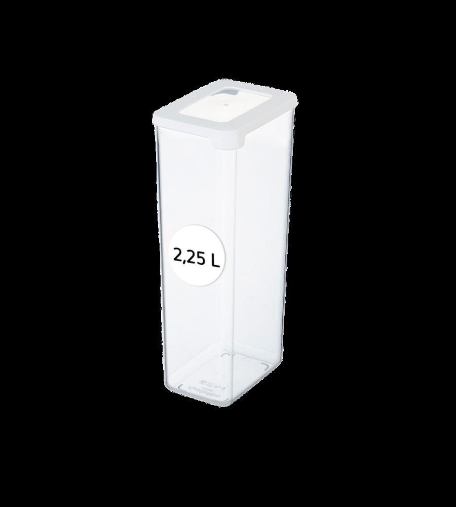 SmartStore Vorratsdosen Weiss - 12.5x9x28cm (2250ml)