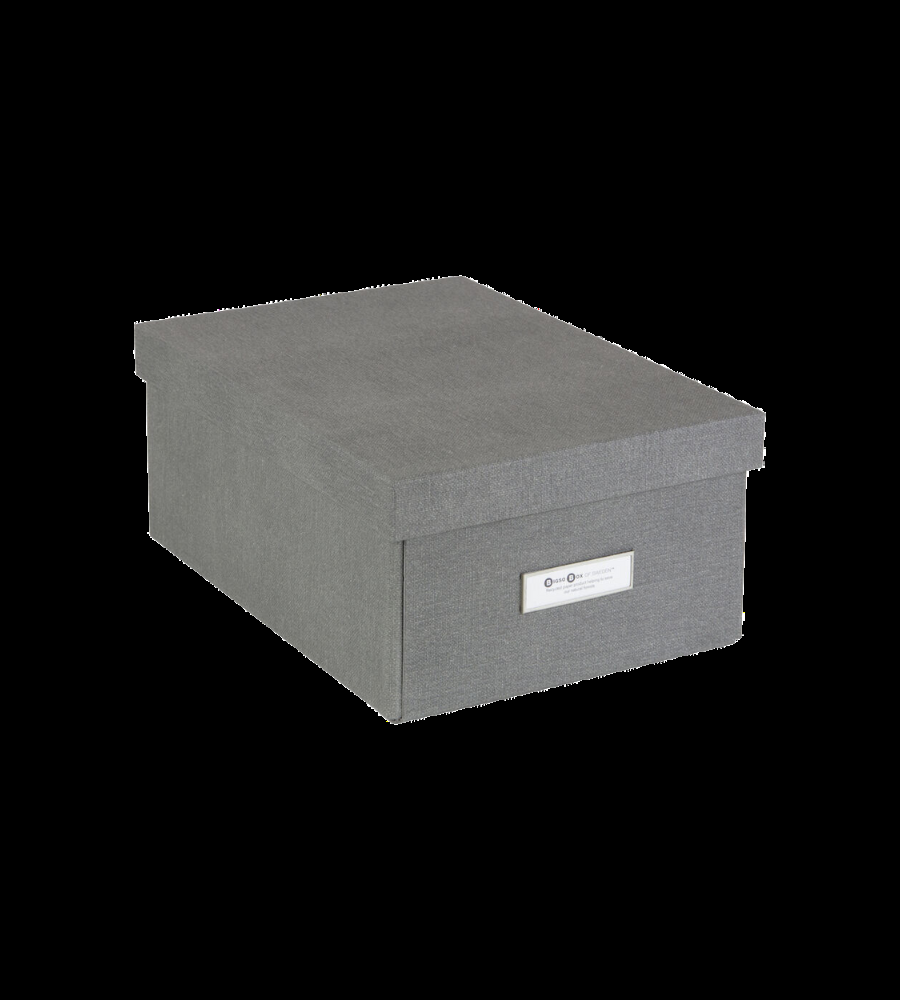 KARIN Aufbewahrungsbox - Grau Canvas