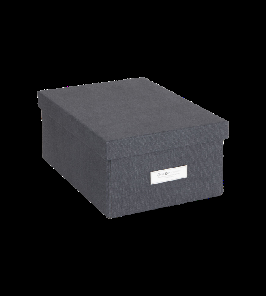 KARIN Aufbewahrungsbox - Schwarz Canvas