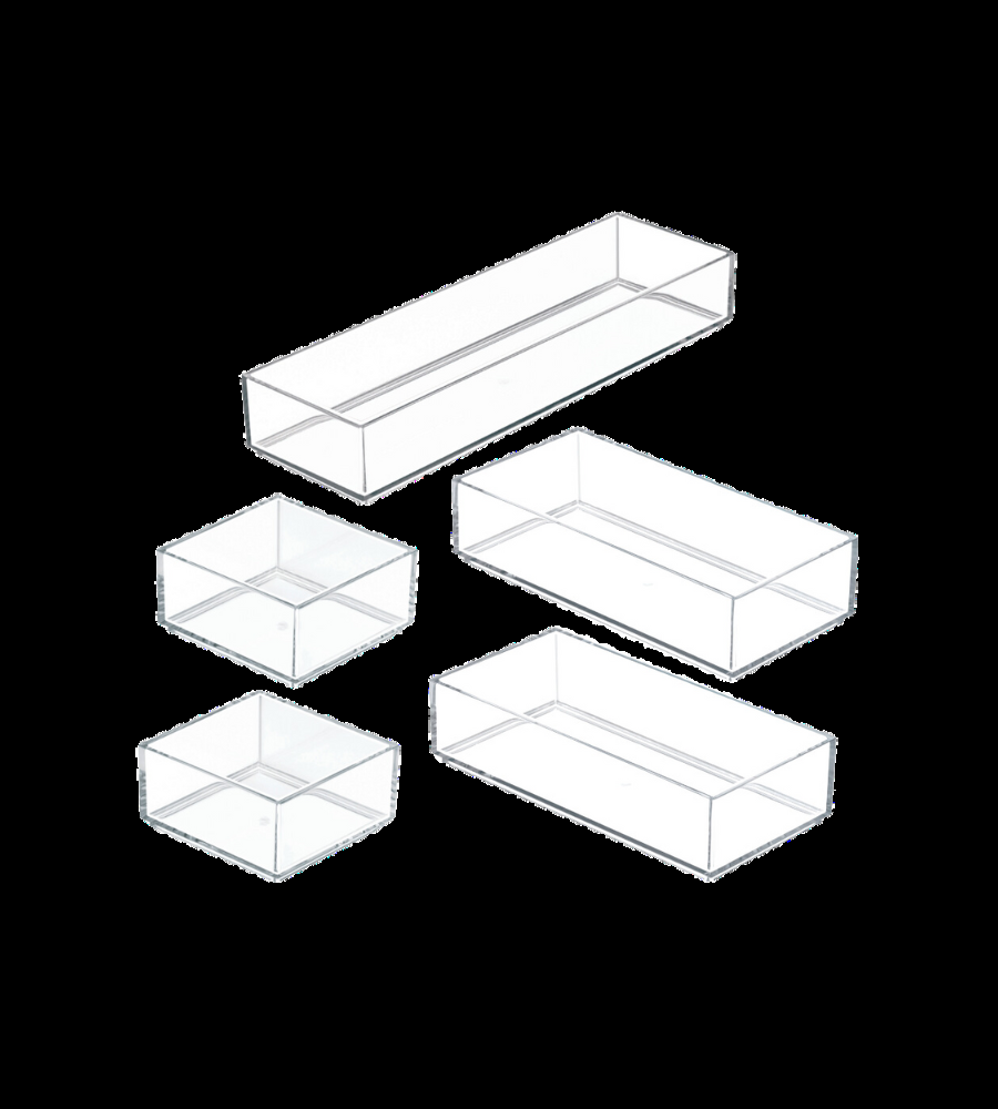 Schubladen Organizer-Set CLARITY (5-teilig)