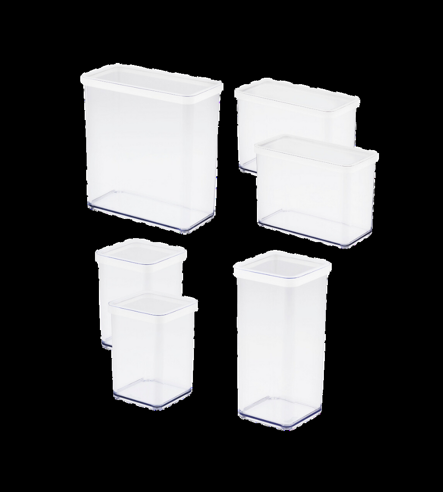 Vorratsdosen-Set LOFT Weiss (6-teilig)