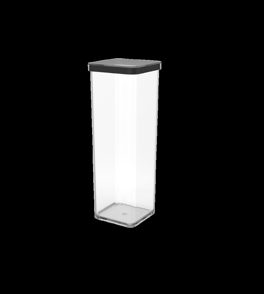 LOFT Vorratsdose Schwarz - 10x10x28.5cm (2L)