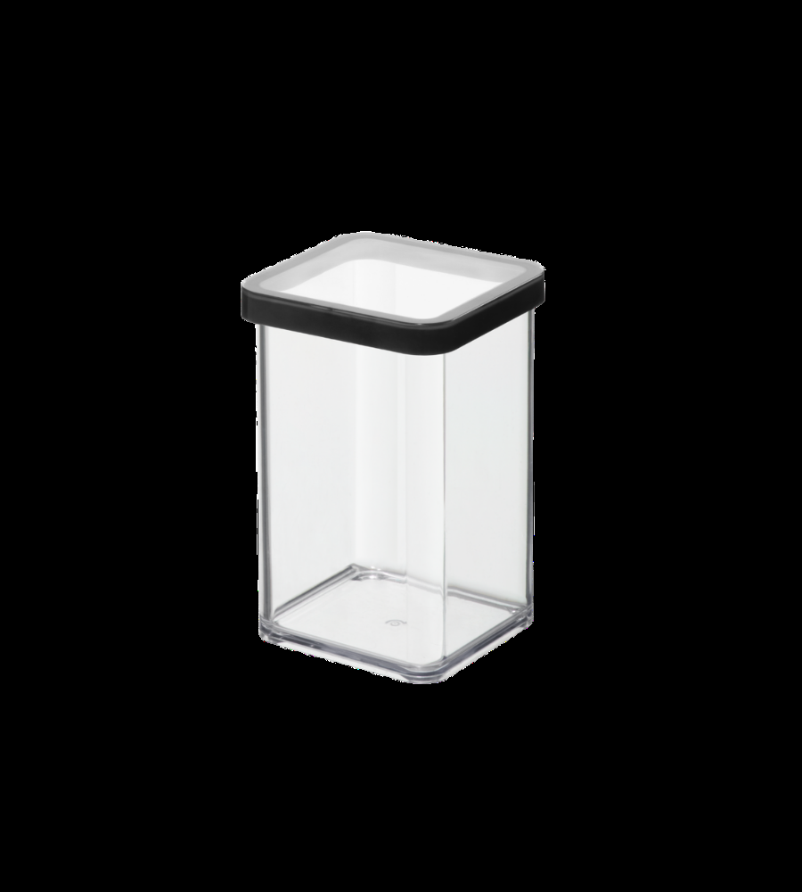 LOFT Vorratsdose Schwarz - 10x10x14.2cm (1L)