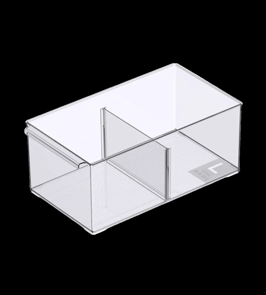 Aufbewahrungsbehälter mit Fächern extra lang - 20.3x37x15.1 cm