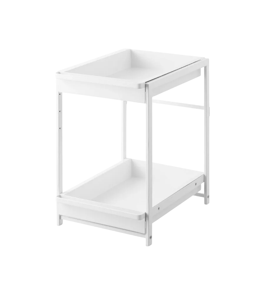 TOWER Schubladenregal 2-stöckig - Weiss