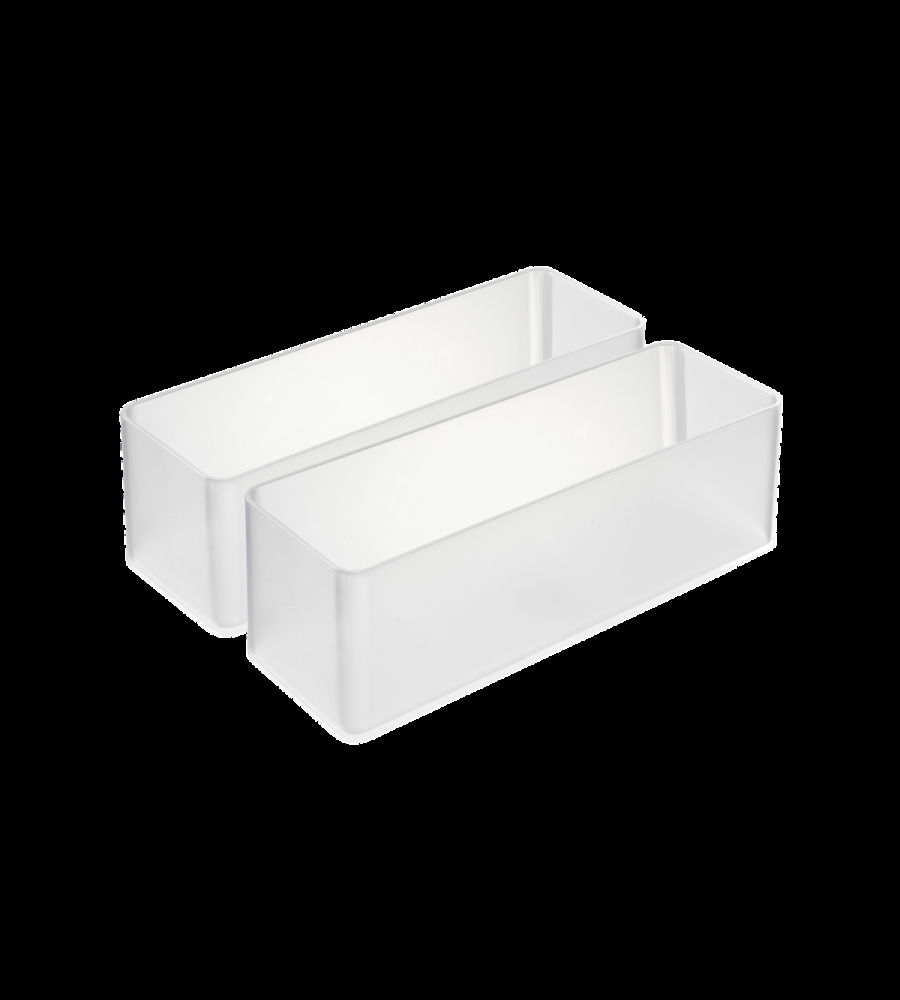 TOWER Schubladen Organizer Weiss L DEEP - Set 2 Stk.