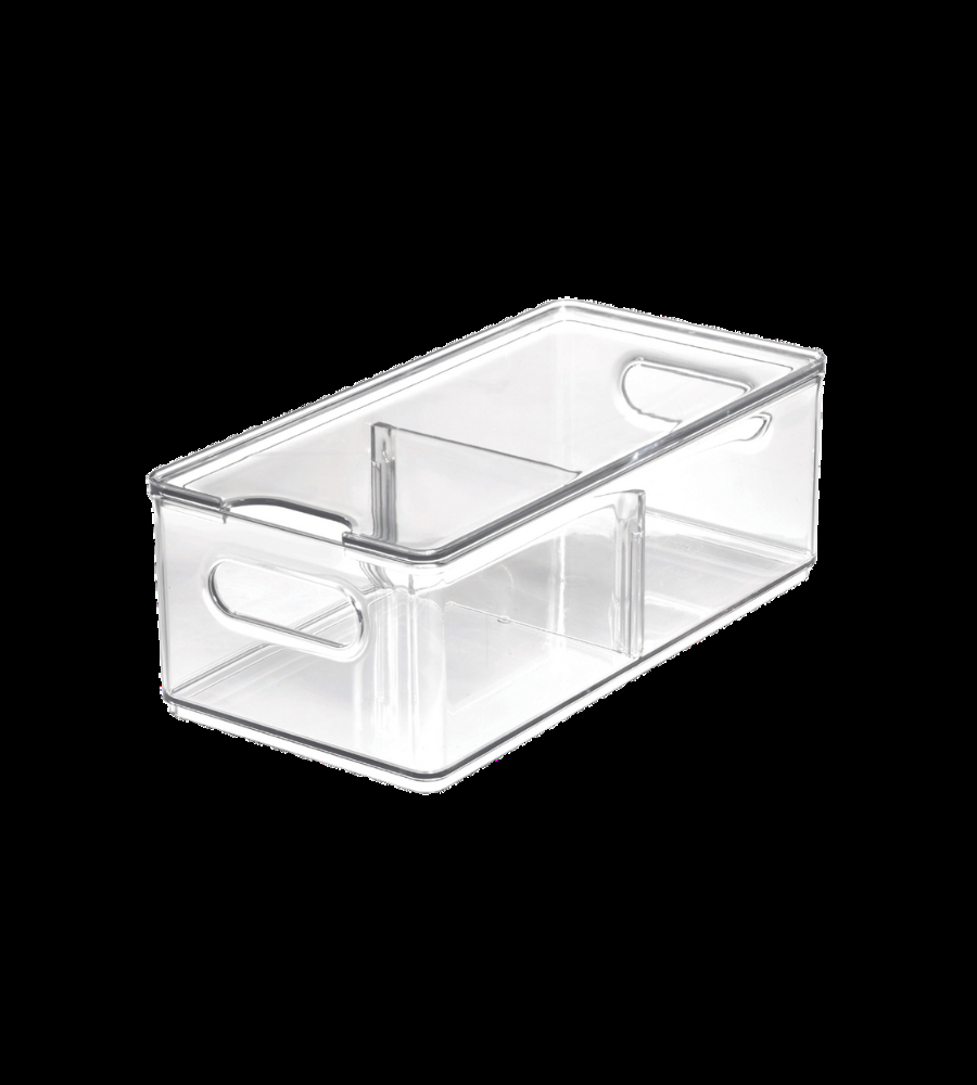 HOME EDIT - Aufbewahrungsbehälter KLAR Fridge - 2 Fächer mit Deckel
