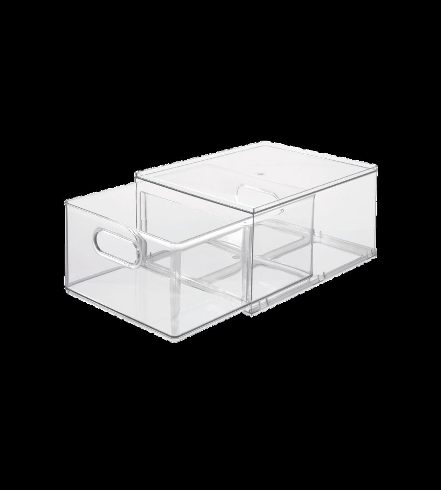 HOME EDIT - Aufbewahrungsbox Schublade KLAR - 35x26.7x19.7cm