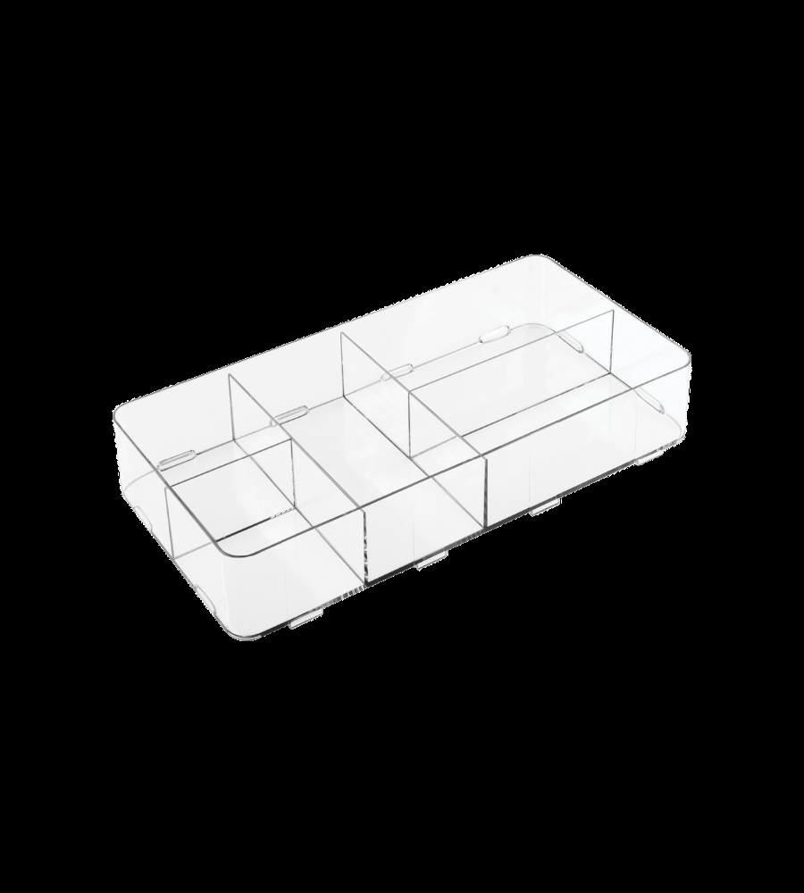 CLARITY Click-Organizer 5 Fächer - 40.6x20.3x7.6cm
