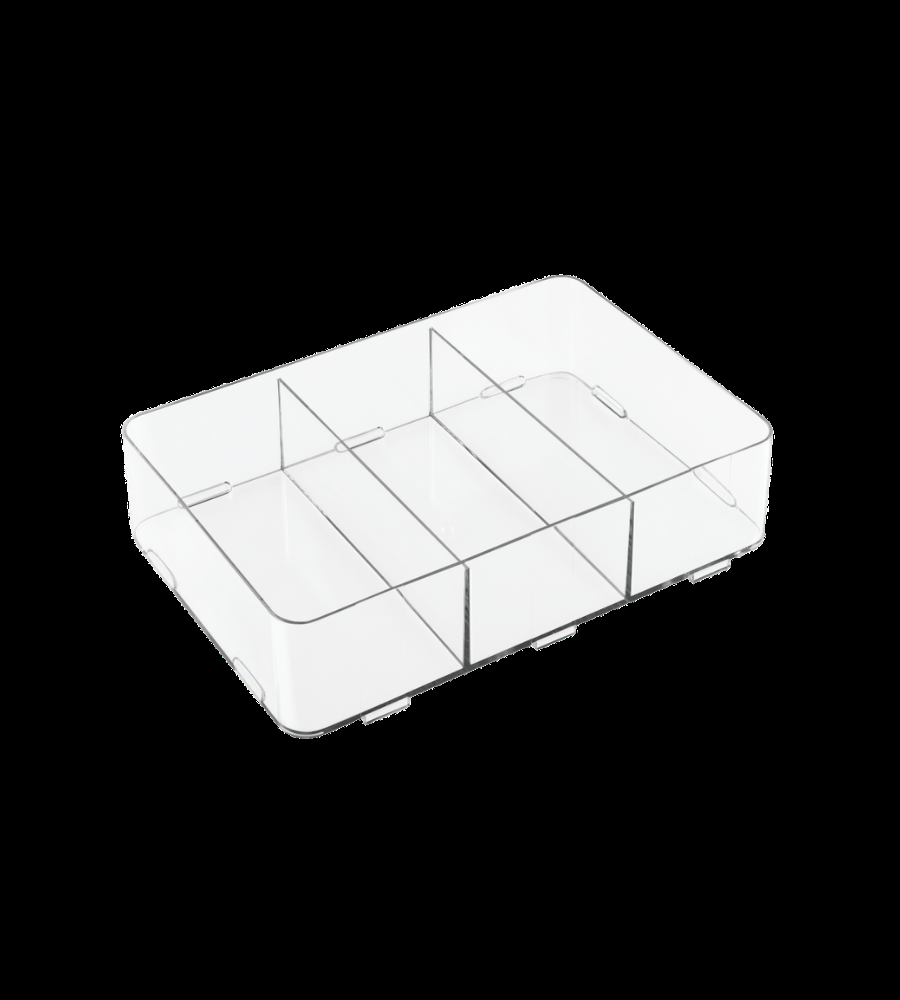 CLARITY Click-Organizer 3 Fächer - 30.5x21x7.6cm