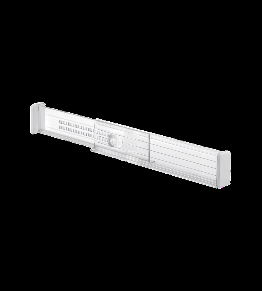 Schubladenteiler LINUS - Set 2 Stk. - Tief 34.5-52.5x3.2x6.5cm